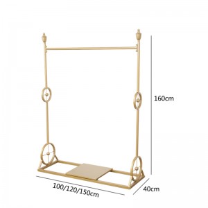 TMJ PP-565 Многофункционална стойка за изобразяване на златните метални дрехи с регулируема височина